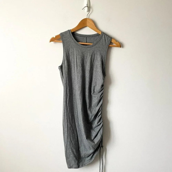 Lululemon Cinch It Dress Heathered Medium Grey Size 4 - Picture 5 of 8